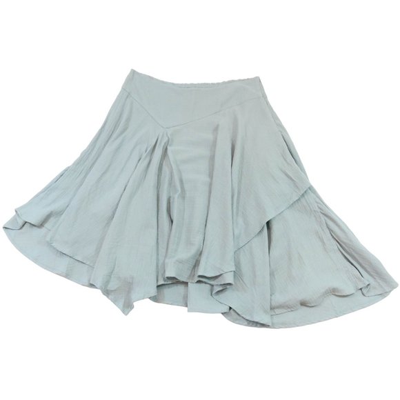 Soft Surroundings Dresses & Skirts - SOFT SURROUNDINGS Size 1X Sea Green Essential Gauze Asymmetric Midi Skirt NWT